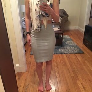 Tight pencil skirt